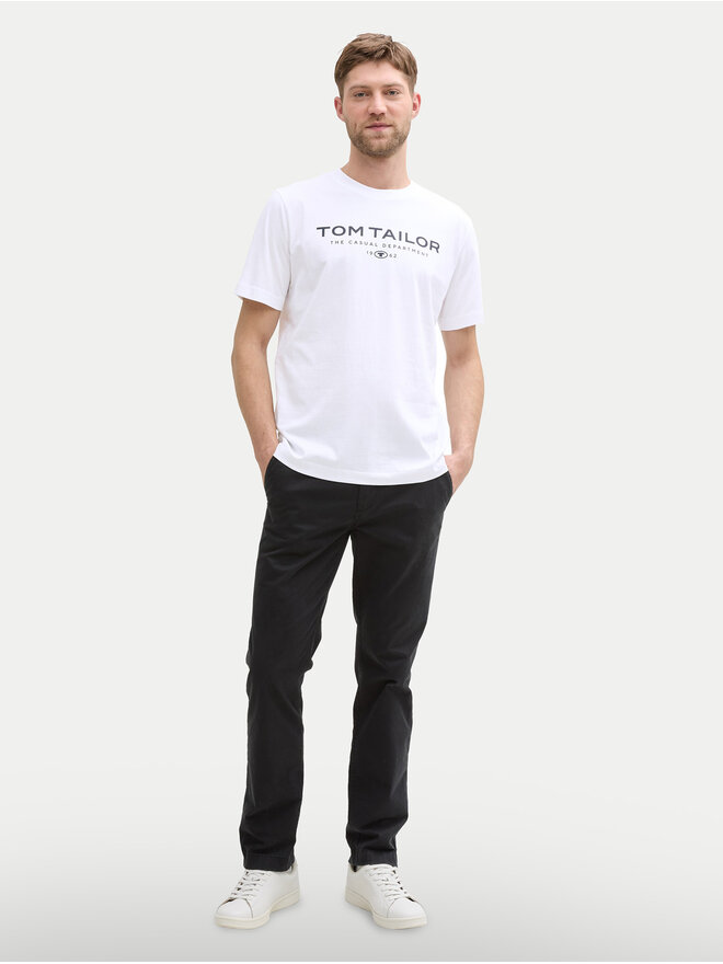 Tom Tailor Tom Tailor Marškinėliai 1045773 Balta Regular Fit