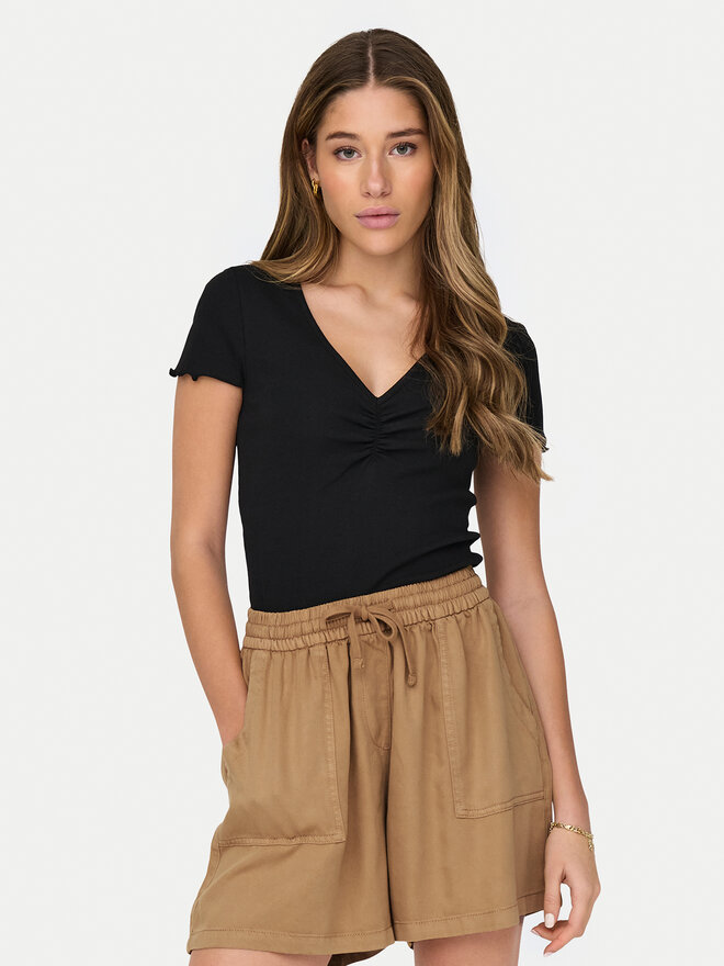 ONLY ONLY Marškinėliai Betty 15311919 Juoda Regular Fit