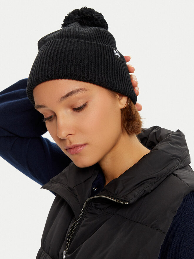 Buff Шапка Buff Knitted Beanie Renvi 134479.999.10 Черен