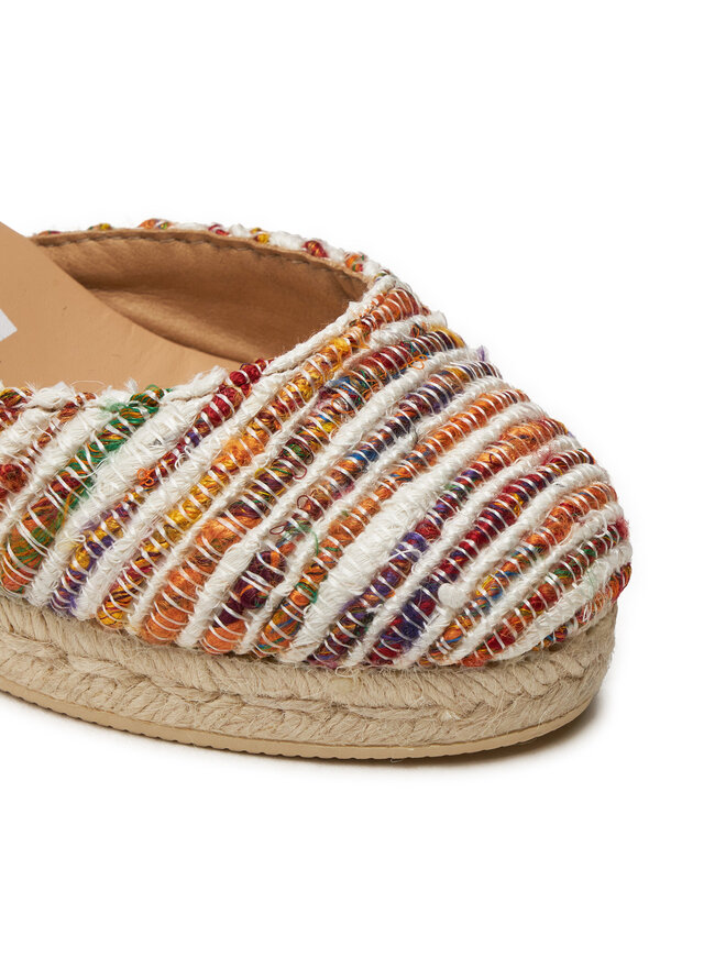 Manebi Espadryle Manebi Yucatan Low Wedge Espadrilles G 1.1 WL Kolorowy