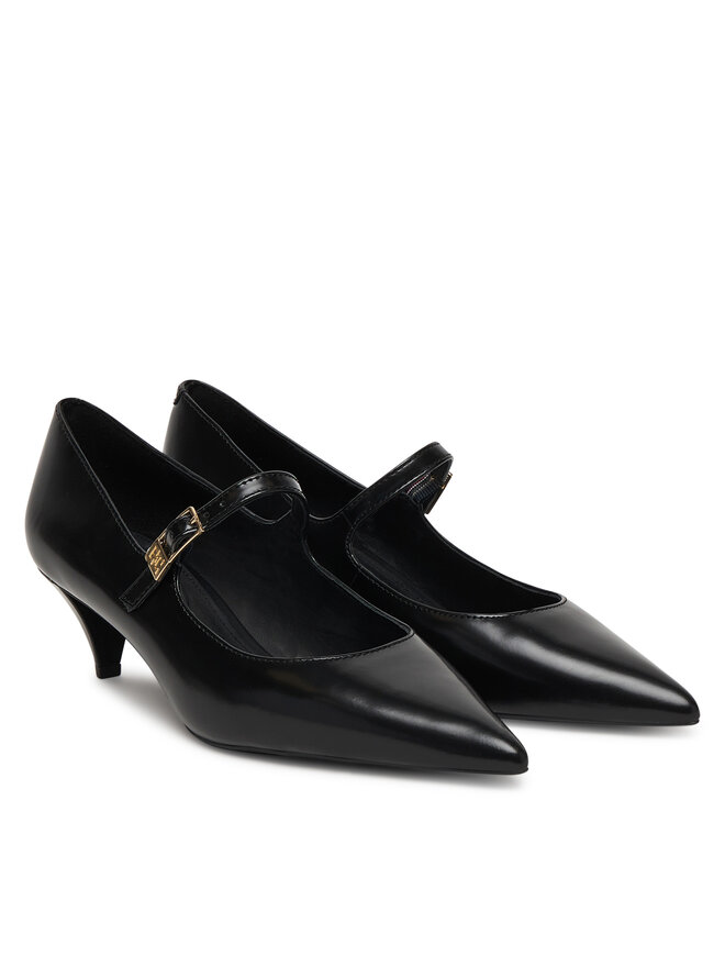 Tommy Hilfiger Pumps Tommy Hilfiger Low Pump Abrasivato FW0FW09321 Schwarz