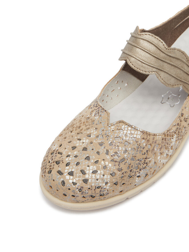 Rieker Halbschuhe Rieker CEO-L5359-90 Beige
