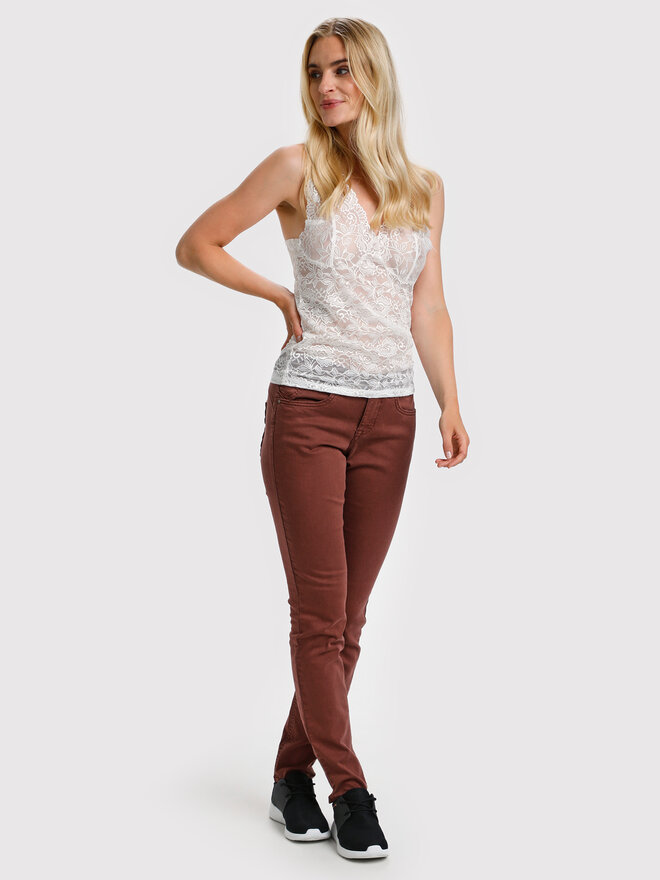 Cream Cream Τοπ Glaze 10604095 Λευκό Regular Fit