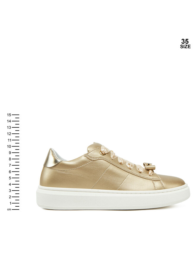 Calvin Klein Jeans Sneakersy Calvin Klein Jeans Low Cut Lace-Up Sneaker V4A9-83046-1322 S Zlatá