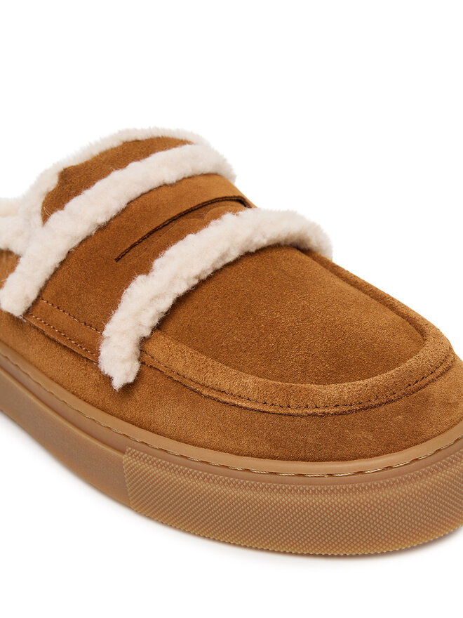 Inuikii Παντόφλες Inuikii Mule Wool 1004.017.0011 Καφέ