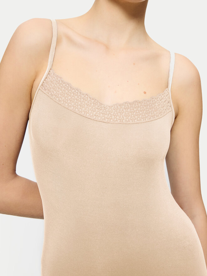 Triumph Triumph Felső Feel Of Modal 10221654 Bézs Slim Fit