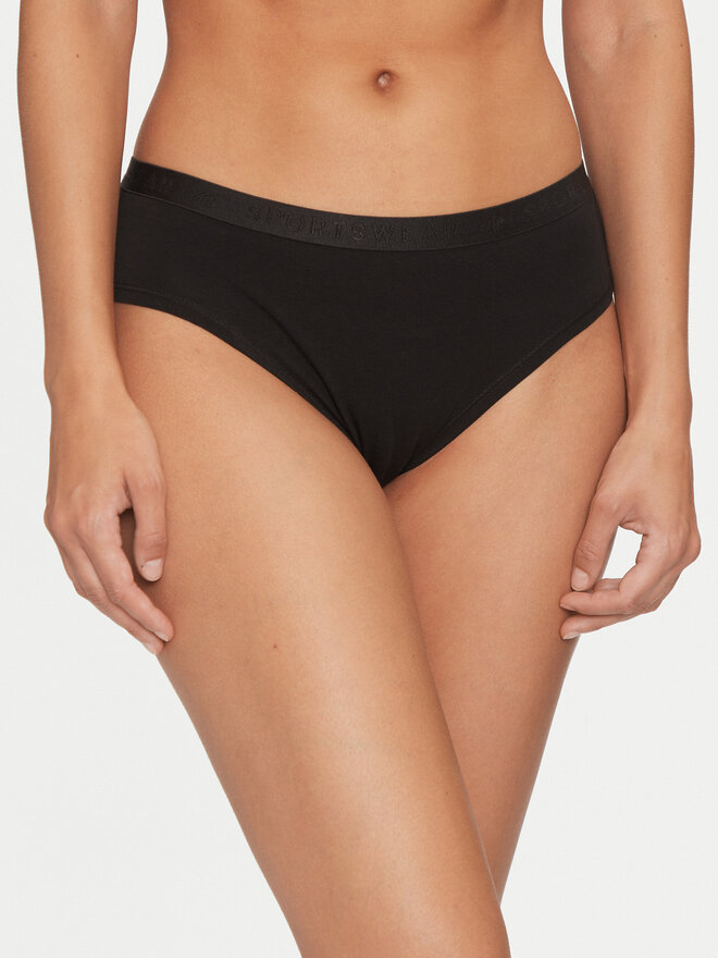 4F 4F 2er-Set klassische Damenslips 4FWMM00UPTSF025 Schwarz