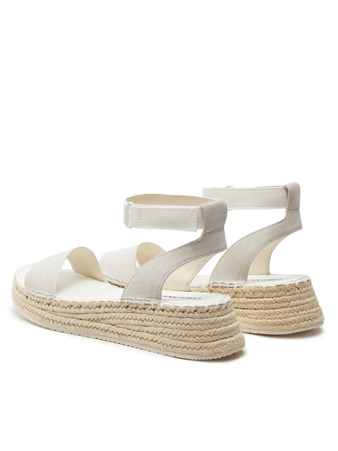Calvin Klein Jeans Еспадрили Calvin Klein Jeans Sporty Wedge Rope Su Con YW0YW00977 Екрю