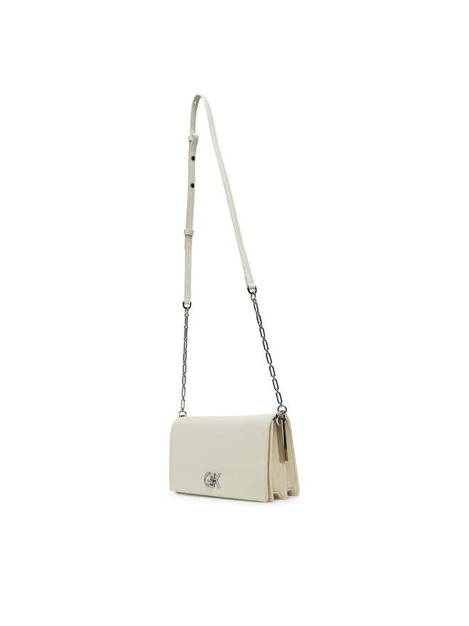 Calvin Klein Handtasche Calvin Klein Ck Mini Chain Bag_Tex K60K613180 Weiß