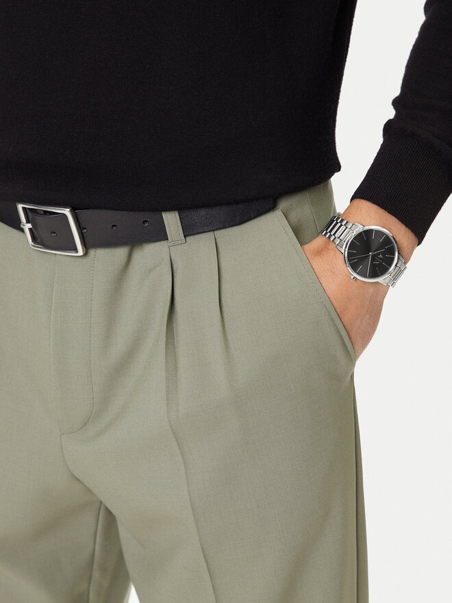 Armani Exchange Pulkstenis Armani Exchange Cayde AX2700 Sudraba