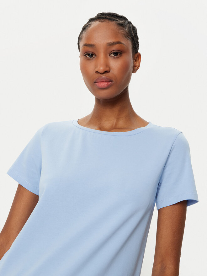 Weekend Max Mara Weekend Max Mara Camiseta Multib 2515971011 Celeste Regular Fit