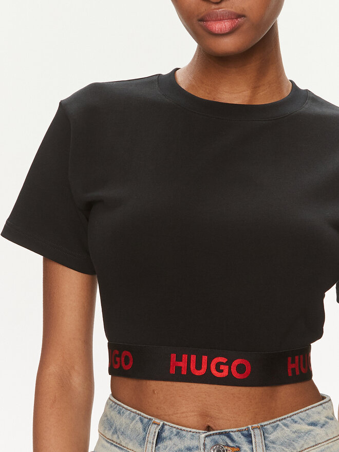 HUGO Hugo T-Shirt Logo 50520497 Schwarz Relaxed Fit