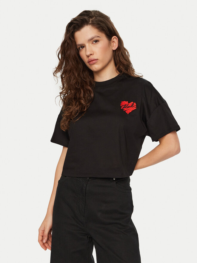 KARL LAGERFELD KARL LAGERFELD T-Shirt A1W17074 Μαύρο Regular Fit