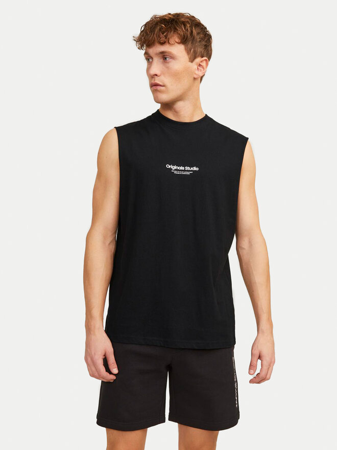 Jack&Jones Jack&Jones Tank top Vesterbro 12250430 Crna Oversize