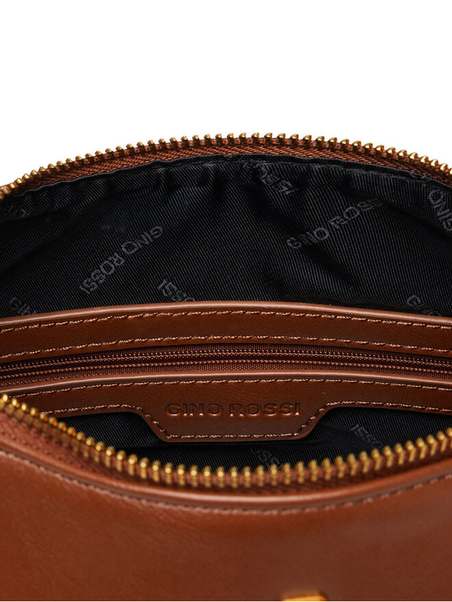 GINO ROSSI Ročna torba Gino Rossi C-RAYA-LX10 Rjava