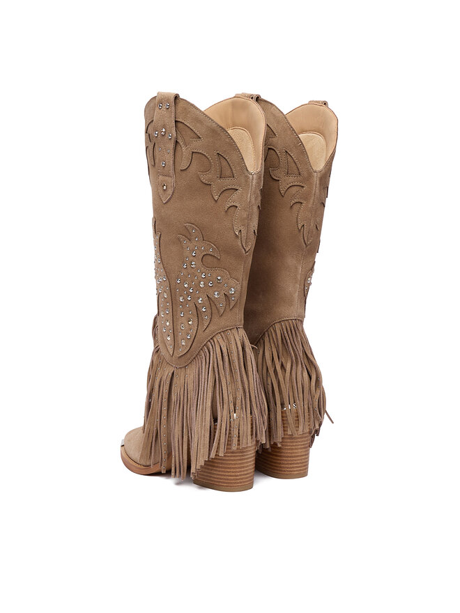 Alma En Pena Cowboystiefel Alma En Pena I250830 Dunkelbeige