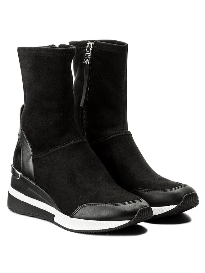 Bottines MICHAEL Michael Kors Ace Stretchlow 43F7ACFE5S Noir chaussures