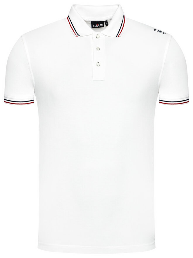 CMP CMP Polo marškinėliai 39D8367 Balta Regular Fit