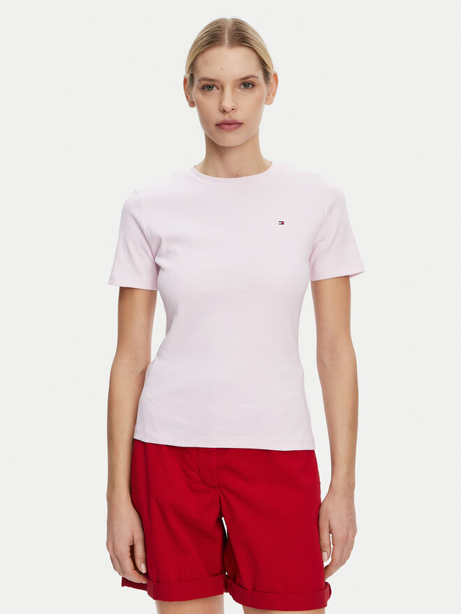 Tommy Hilfiger Tommy Hilfiger Póló New Cody WW0WW40587 Rózsaszín Regular Fit
