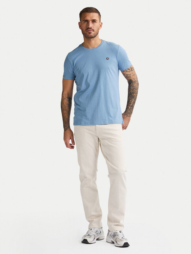 Petrol Industries Petrol Industries Camiseta M-ROS-TSR002 Celeste Regular Fit