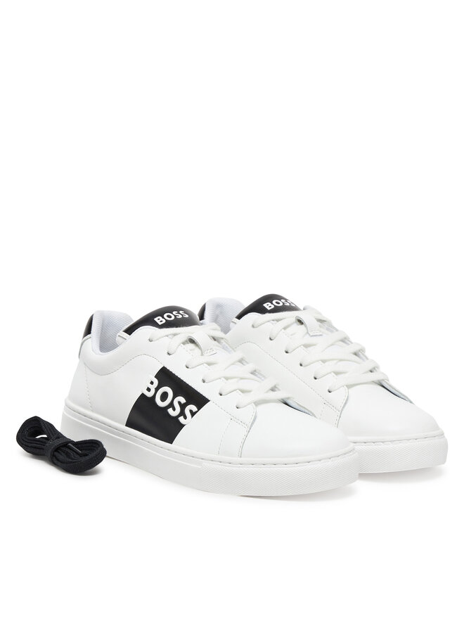 BOSS Snīkeri BOSS J51650 S Balts