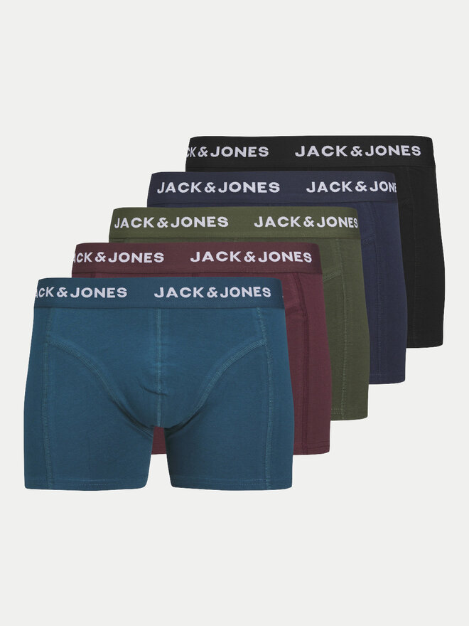 Jack&Jones Jack&Jones Σετ μποξεράκια 5 τμχ. Solid 12259076 Έγχρωμο