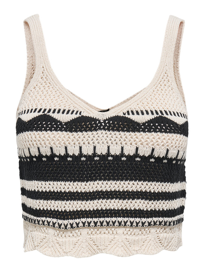 ONLY ONLY Top Merida 15344404 Schwarz Regular Fit