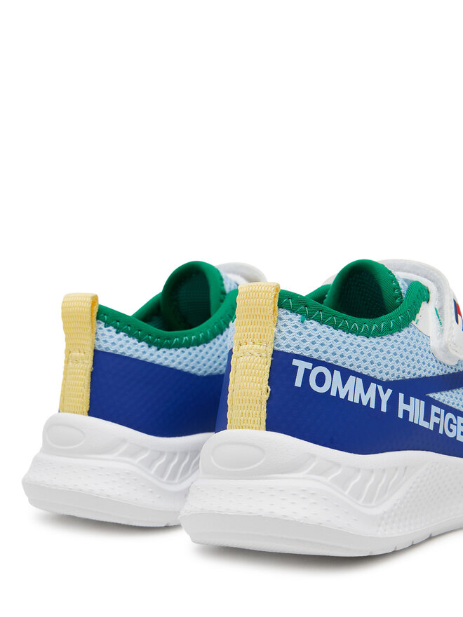 Tommy Hilfiger Αθλητικά Tommy Hilfiger Low Cut Lace-Up/Velcro Sneaker T1B9-33868-1756 M Γαλάζιο