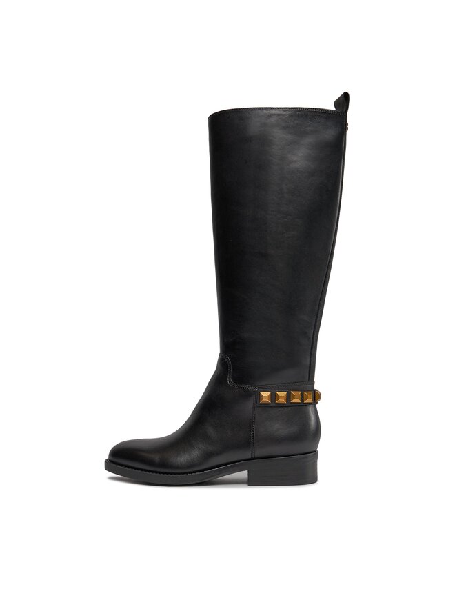 Guess Cizme lungi riding Guess FL8BYO LEA11 Negru