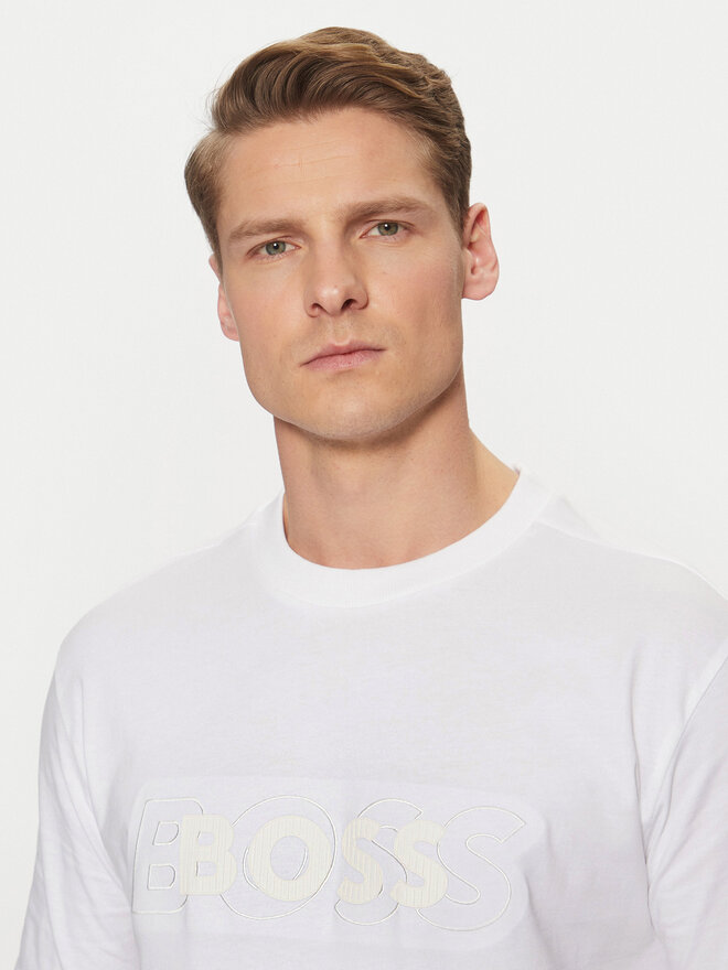 BOSS BOSS T-Shirt 50531271 Weiß Regular Fit