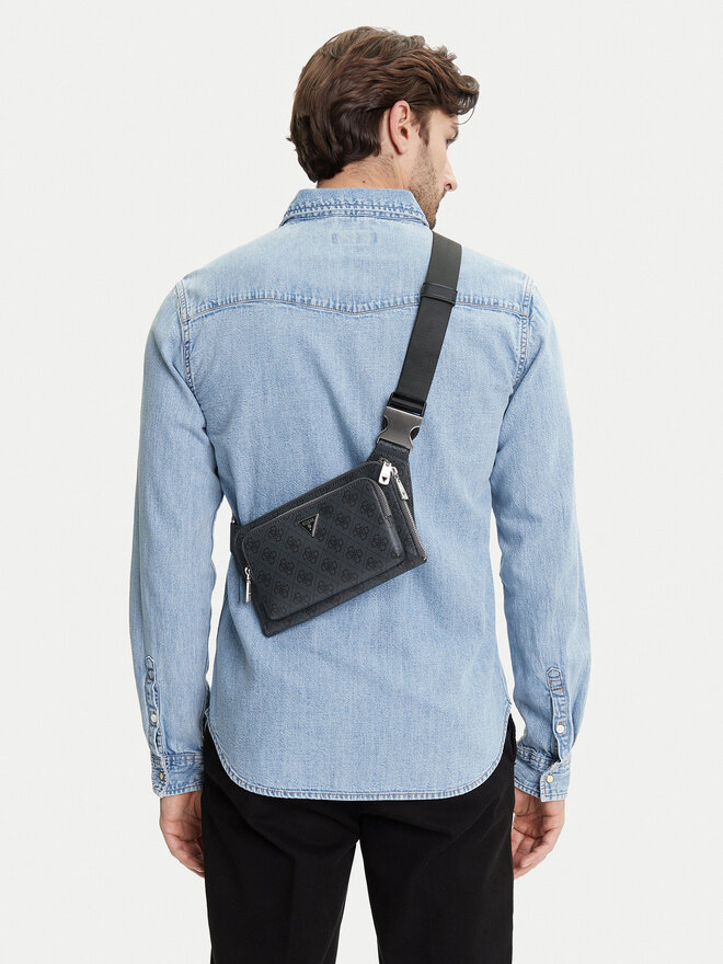 Guess Torbica za okrog pasu Guess HMMILO P5214 Črna