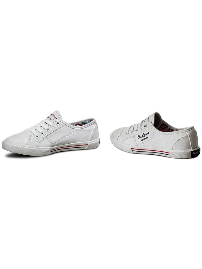 Pepe Jeans Кросівки Pepe Jeans Aberlady Basic 17 PLS30500 Білий