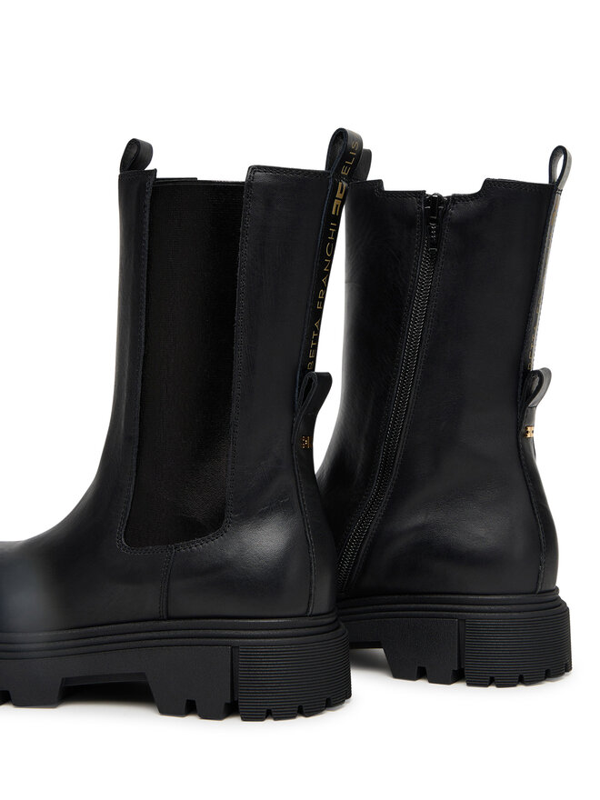 Elisabetta Franchi Ботильйони Elisabetta Franchi Chelsea Boot F4A5-E0416-1251 D Чорний