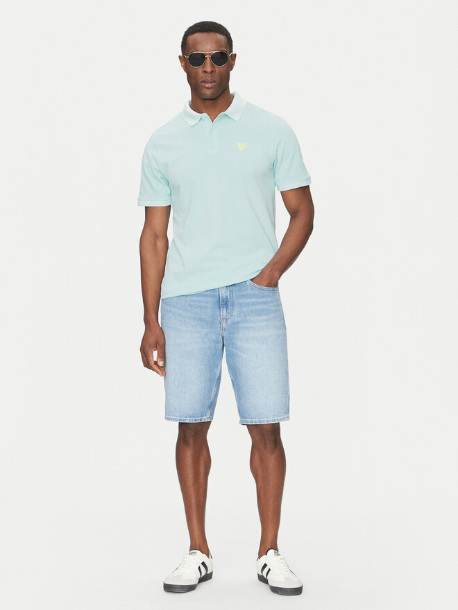 Guess Guess Pólóing F5GP00 K9WF1 Kék Regular Fit