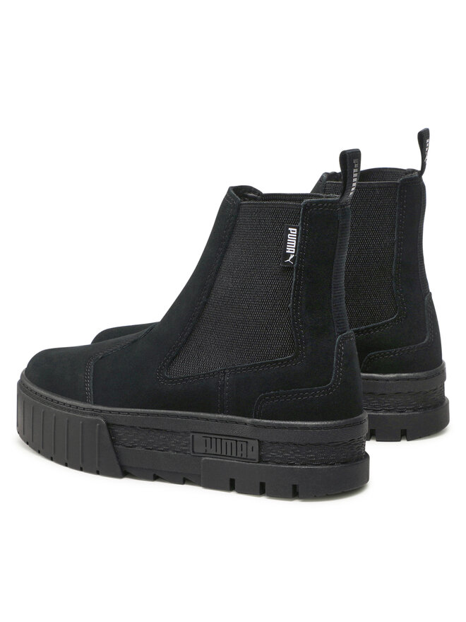 Puma Klassische Stiefeletten Puma Mayze Chelsea Suede Wn's 382829 01 Schwarz