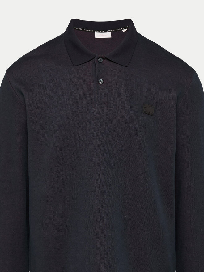 s.Oliver s.Oliver Poloshirt 2153475 Dunkelblau Regular Fit