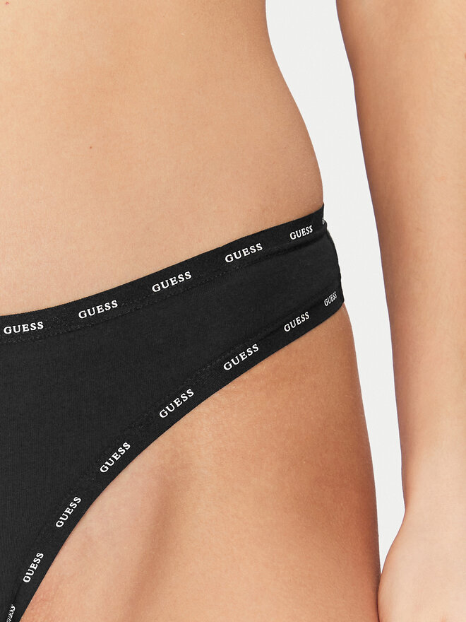 Guess Guess Set 3 parov spodnjih hlačk O5RG13 K6YW1 Črna