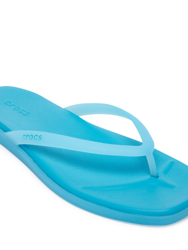 Crocs Žabky Crocs Miami Frosted Flip 211474 Modrá