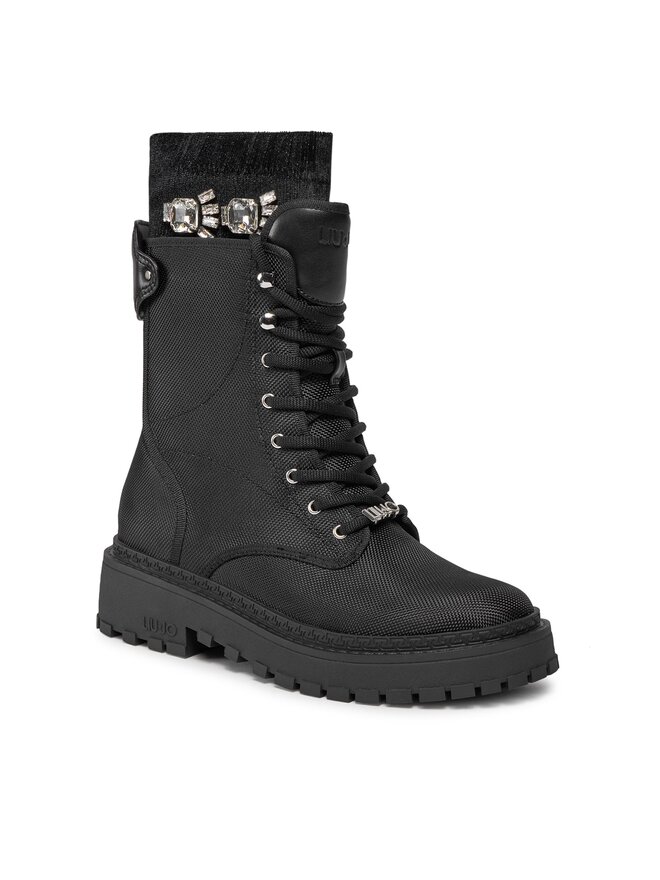 Liu Jo Schnürstiefeletten Liu Jo Rumi 05 SF3071 T0011 Schwarz