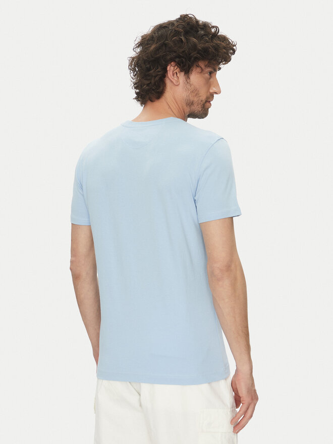 La Martina La Martina Футболка Vernie MAR009 JS206 Блакитний Regular Fit