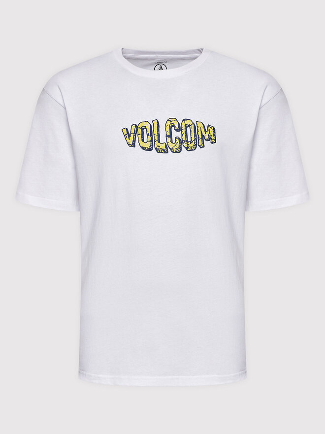 Volcom Volcom Marškinėliai Crusher A4312205 Balta Loose Fit