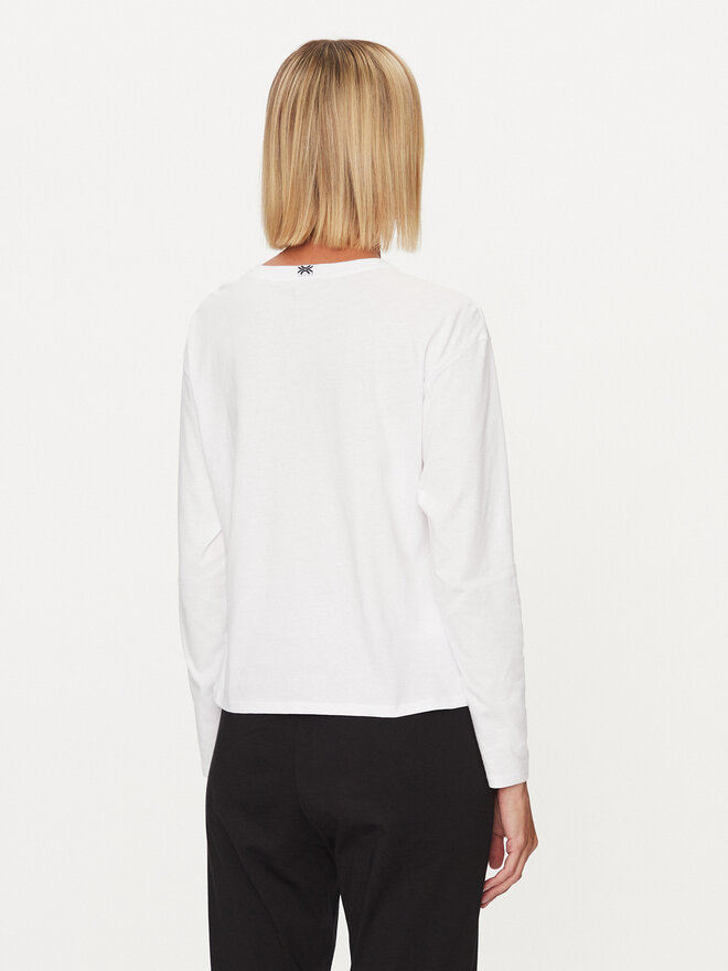 United Colors Of Benetton United Colors Of Benetton Μπλούζα πιτζάμας 30963M04S Λευκό Regular Fit