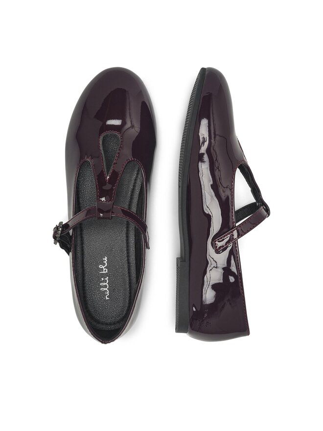 Nelli Blu Baleriny Nelli Blu CM221210-1 Bordowy