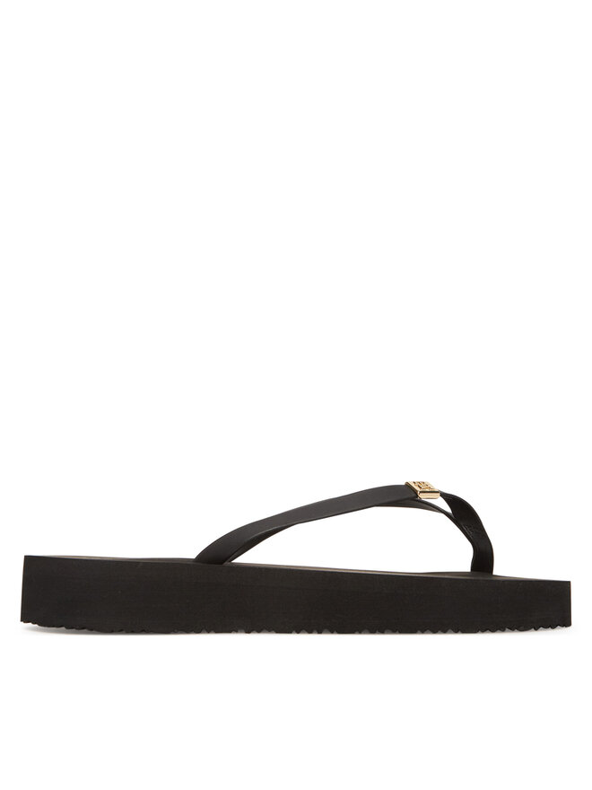 Tommy Hilfiger Σαγιονάρες Tommy Hilfiger Elevated Chic Beach Sandal FW0FW08523 Μαύρο