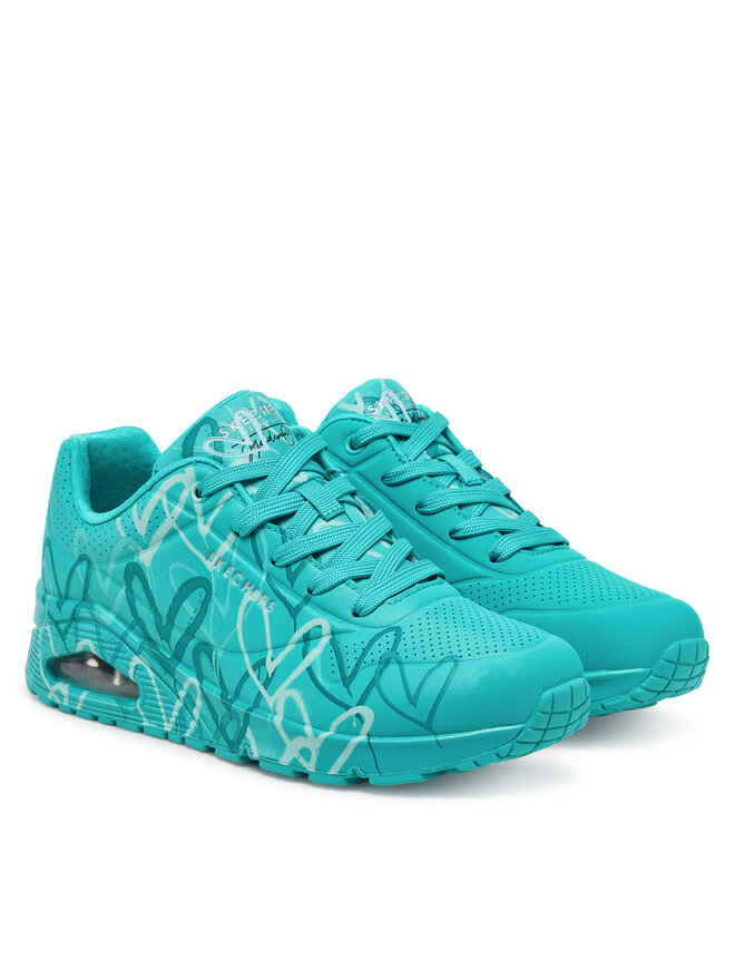 Skechers Сникърси Skechers 155507/TEAL Зелен