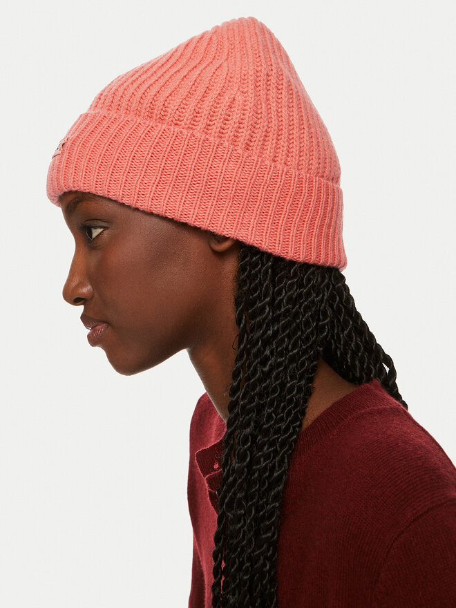 PINKO Gorro Pinko Lambkin Cuffia AI 24-25 BLK01 104489 A1CH Coral