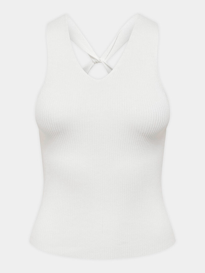 JDY JDY Топ Sabrina 15258897 Білий Slim Fit