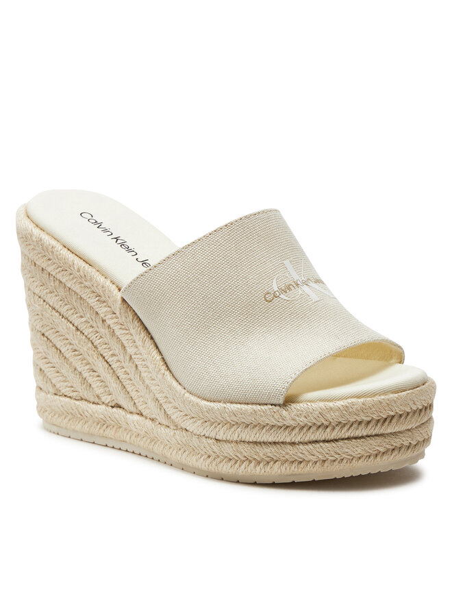 Espadrilles Calvin Klein Jeans Slide Wedge Rope Sandal Ml Btw
