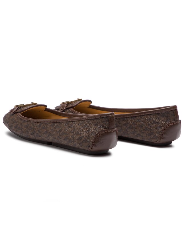 MICHAEL Michael Kors Baleríny MICHAEL Michael Kors Lillie Moc 40R9LIFP3B Hnedá