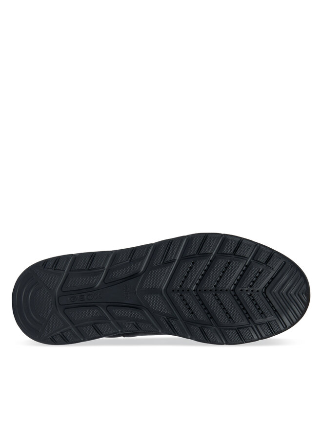 Geox Kotníková obuv s elastickým prvkem Geox U Portello U36E1A 00043 C9999 Černá